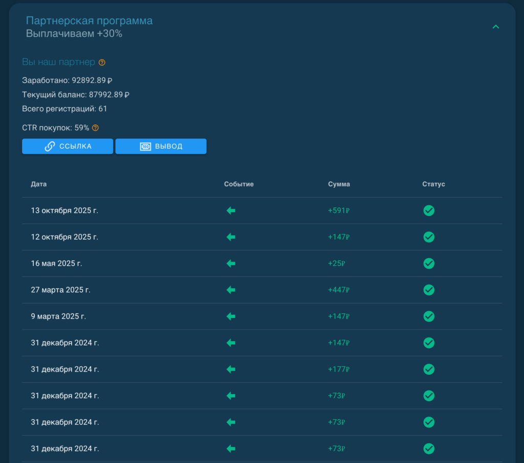 Партнёрская программа дизайн человека