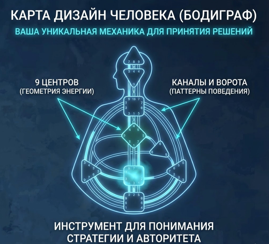 Пример карты Дизайн человека