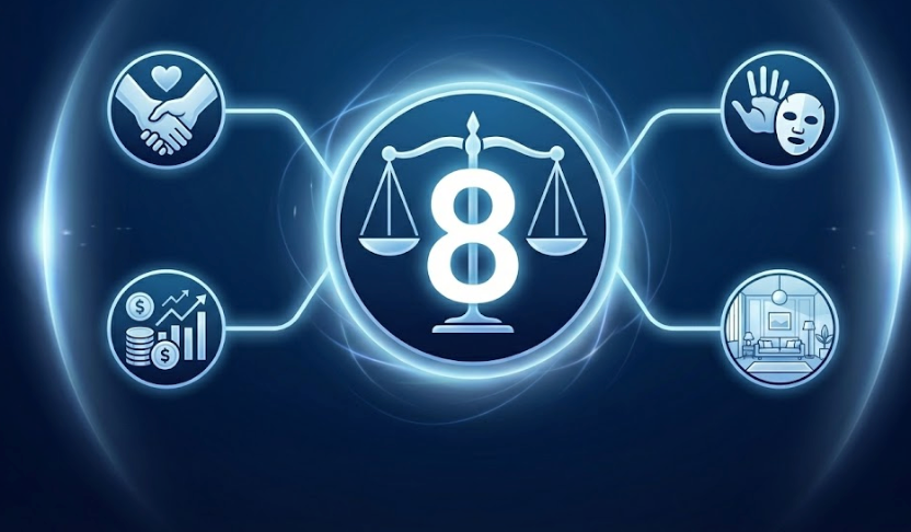 8 аркан в позициях Матрицы Судьбы — центр, под сердцем, визитка, деньги