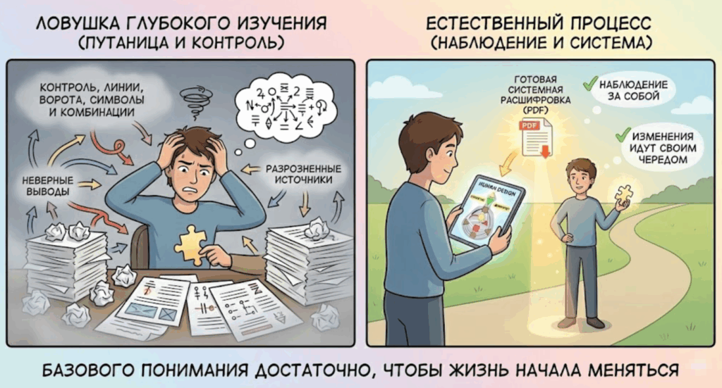 Глубокое изучение дизайн человека сложно